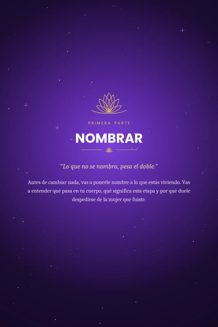 Primera parte · Nombrar