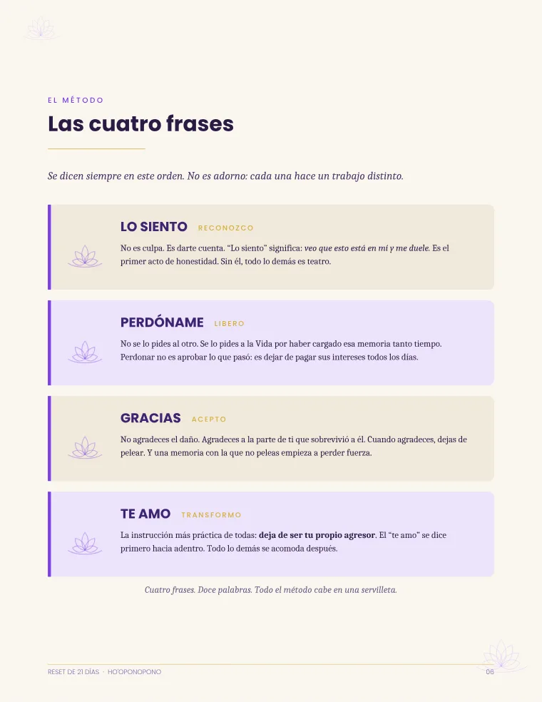 Las cuatro frases